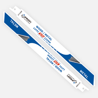 Hoja de sierra de sable profesional OEM, duradera, S1122BF, 14TPI, BIM, cobalto 8%, 225 mm, para corte de metal