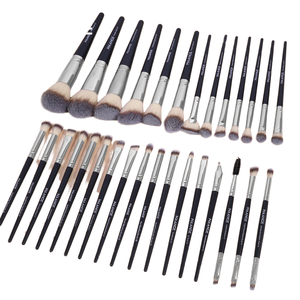 30pcs Makeup Brush Set Nylon Flat Fan <b>Foundation</b> Eyeshadow Face Concealer Cosmetic Brushes - Product Image 1