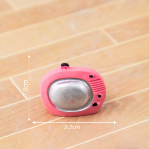 Mini-ornements de micro-paysages en gros, accessoires en résine DIY pour maison de poupée, appareils électroménagers rétro (TV, radio) - Product Image 4