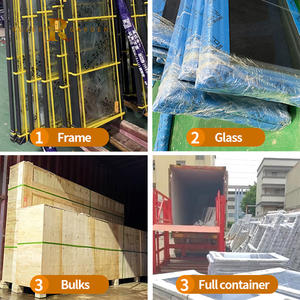 Fenêtres en aluminium personnalisées Villa commerciale Maison anti-ouragan Anti-typhon Balcon Patio Terrasse Fenêtre <span class=keywords><strong>de</strong></span> levage intelligente - Product Image 6