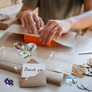 Sublimation Pins <b>Buttons</b> Bulk Round Blanks with Pins DIY <b>Button</b> <b>Badge</b> Kit Sublimation Silver Blank Aluminum Sheet for DIY Craft - Product Image 4