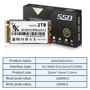 SSD Interno Mini M.2 PCIe NVMe 2242 de Grande Capacidade para Laptops/PCs 1TB 2TB 4TB Produto Novo - Product Image 6