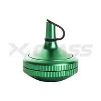 En gros Grinder à herbes en métal gravé 4 couches avec logo, Portable, pour épices et papier à rouler, en gros