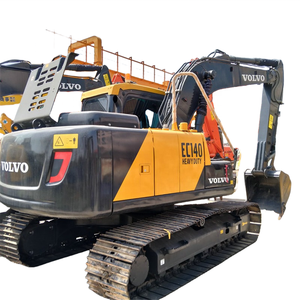 Precio barato original Volvo ec140 excavadora usada 14ton EC140BLC 140D EPA certificado CE excavadora de segunda mano - Product Image 1