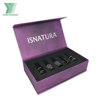 Coffret Cadeau Personnalisé Écologique à Fermeture Magnétique pour Échantillons de Parfum, Impression Quadricolore, Boîte d'Emballage Cosmétique de Luxe en Papier EVA