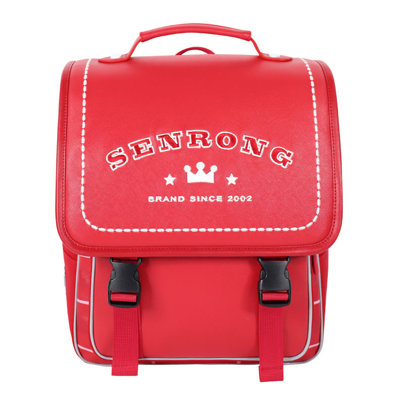 Leather Children School Bags Durable Waterproof