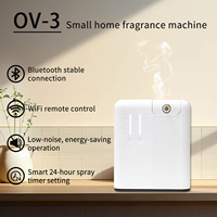 Diffuseur d'arômes électrique portable mural sans eau en plastique, contrôlé par application, machine à parfum OEM/ODM, garantie 1 an