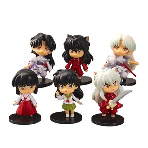 Set de 6 Figuras de Acción de Anime <span class=keywords><strong>Inuyasha</strong></span>, Muñecos de PVC de 9 cm con Diseño de Yaksha - Product Image 1