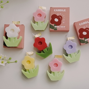 Candele Profumate Artigianali a Forma di Fiore di Peonia in Cera di Soia Naturale per Decorazioni Matrimoniali e Domestiche - Product Image 4