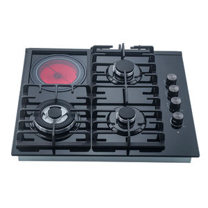 Estufa de Gas Butano con 4 Quemadores para Cocinar, Placas de Gas y Eléctricas de Cerámica Esmaltada, 2 Hornillas - Product Image 2