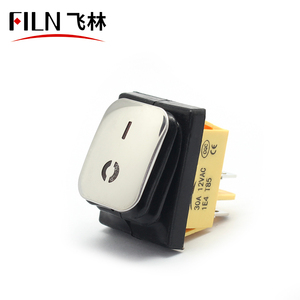 Filn 20A 4 pines ON-OFF Enganche Rock Band Nintendo Switch Lámparas de señal LED a prueba de agua Cubierta de acero inoxidable IP65 220V Max. - Product Image 3