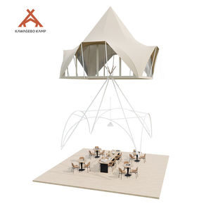 Kawagebo Kamp Personnalisé 16 ㎡   Tente <span class=keywords><strong>tipi</strong></span> de luxe premium en tissu Oxford transparent pour camping - Product Image 4