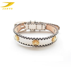 Personalizado de alta calidad de lujo único diseñador hecho a mano mascota Collar encantador remache diamante perro Correa Collar <span class=keywords><strong>Bling</strong></span> - Product Image 2