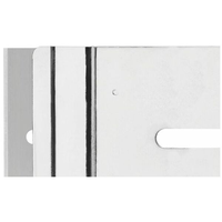 Grattoir ergonomique en acier avec poignée en plastique arrondie, largeur de lame de 39 mm, longueur totale de 165 mm, pour les utilisateurs droitiers et gauchers