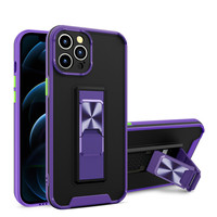 Étuis de téléphone portables pour Samsung S20FE, pour S22 Ultra Plus, S21 FE, impression de la peau mate, contraste de couleur, intégré, support magnétique pour voiture