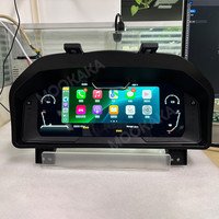 MOOKAKA 12.3'' Kluster Digital untuk Dodge Ram 2012-2018 Panel Instrumen LCD Dashboard Pengukur Kecepatan Otomatis Speedometer