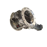 Vanne rotative industrielle à impeller rigide pour système de décharge de poudres, granulés et matériaux en vrac