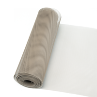Malla Metálica Expandida de Orificios Finos Color Beige para Decoración y Techos
