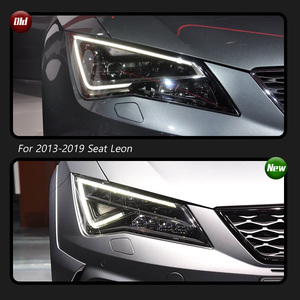 Feux avant TYPY pour Seat Leon 2013-2019, améliorés avec des feux de jour LED haut de gamme et des clignotants. - Product Image 3