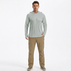 Camisa de Pesca de Manga Larga Personalizada para Hombre, de Alto Rendimiento, Secado Rápido, Transpirable, Protección Solar UPF50+, Ropa para Exteriores - Product Image 1