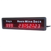 Jam Digital LED 7 Segmen Desain Baru Penghitung Mundur/Timer Digital Poster Digital Lift Toko Ritel Harga Murah