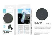 Station de charge sans fil magnétique 3 en 1 Techancy, best-seller, pour tableau de bord de voiture avec charge rapide 15W pour mobile