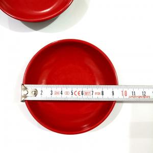 Petite assiette à vinaigre, petite assiette bicolore noir et rouge, assiette à vinaigre, assiette pour restauration rapide, assiette à condiments, vente en gros à 1 yuan - Product Image 5