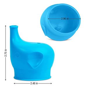 Tasse à bec en silicone mignonne, sans BPA, anti-déversement, de qualité alimentaire, pour enfants et bébés, anti-fuite, très vendue - Product Image 2