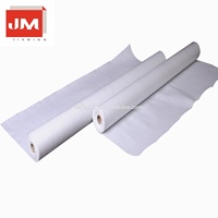 JiaMing Feutre adhésif blanc 120 g/m² pour protection des sols, feutre auto-adhésif pour la rénovation