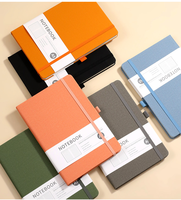 Planificateurs et cahiers de notes Ensemble de cahiers en papier personnalisés avec couverture de stylo Carnet vierge à sublimation à couverture rigide avec porte-stylo et bande