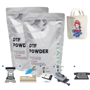 Nhà Máy Giá mực trắng truyền nhiệt nóng chảy dính nhiệt 1kg dtf bột bán buôn nhà sản xuất cho t Áo sơ mi in ấn - Product Image 1