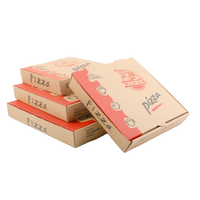 Lebensmittel qualität Flöte Wellpappe individuell bedruckte Größe Caja Para Pizza Design Karton Schwarz Scheibe Karton Preis Wellpappe Pizza Box
