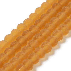 PandaHall - Cuentas de Vidrio Facetadas Esmeriladas en Forma de Rondelle, 10 Hilos, 2 mm, 3 mm, 4 mm, 6 mm, 8 mm, 10 mm - Product Image 2