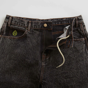 Toptan özelleştirilmiş nakış yama erkekler fermuar Fly gevşek Fit % 100% pamuk Denim pantolon Baggy Jorts Skate kot şort - Product Image 6