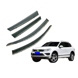 Protectores Laterales Contra Lluvia Compatibles con VW Touareg 2011-2018, Deflectores de Ventilación, Visera, 4 Piezas, Accesorios para Automóviles - Product Image 1