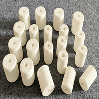 Bouchons en céramique d'alumine pour fours à haute température, filtre en mousse céramique poreuse Al2O3, tige, bloc, bouchon