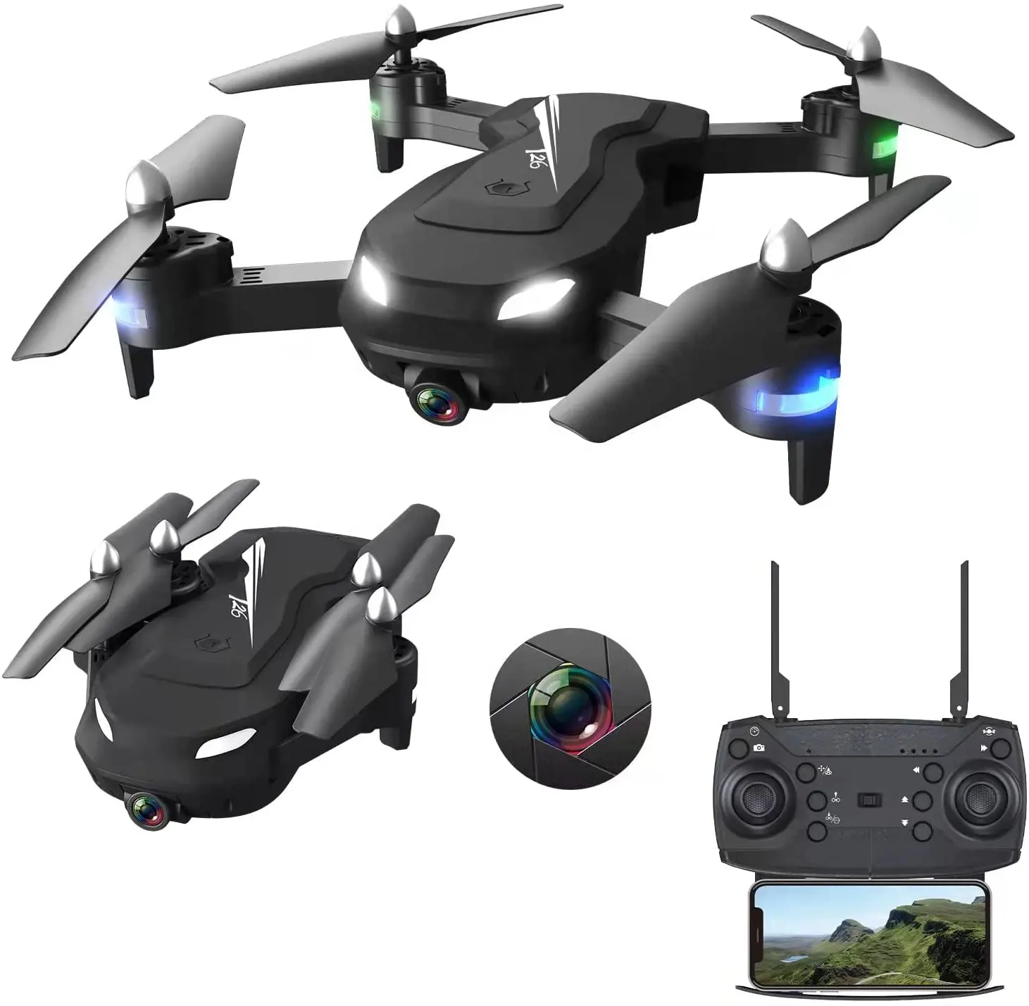 2023 New arrival T26 Drone with camera automatic obstacle avoidance droness 4k profesional aerial photography drone