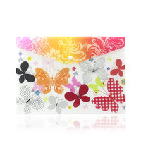 Carpeta de Archivos de Polipropileno de Alta Calidad Yalong, Multicolor, Personalizada, Modelo FC-16C, para la Escuela, con una Hermosa Impresión en la Cubierta, Bolsas para Documentos