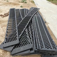 Panneau de boîte d'aspiration en polyéthylène UHMWPE/HDPE résistant à la corrosion plaque filtrante pour machines à papier plaque de tamis perforée en plastique