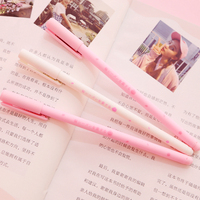 Vente en gros de promotion scolaire écologique Étudiants écrivant Kawaii Sakura Gel encre noire belle jolie fleur stylo logo cadeau personnalisé