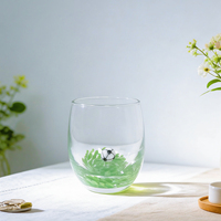 Transparante Kerstboom Sneeuwpop Bril Doorzichtige Kerst Glazen Bekers Cartoon Cadeau Drinkglas Dieren Glazen