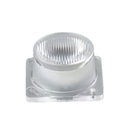 Lentille LED Plano-Concave en PMMA à Haute Transmission Lumineuse et Haute Efficacité, Indice de Protection IP65, Angle de Faisceau 10x60, Prise en Charge de la Personnalisation