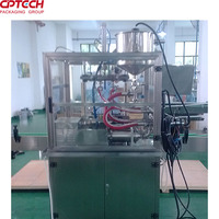 Machine de remplissage à 2 têtes à piston pour yaourt liquide et ligne de remplissage de liquides