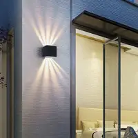 ホテルの寝室屋内装飾的な正方形ライトガラス正方形Ledウォールランプ