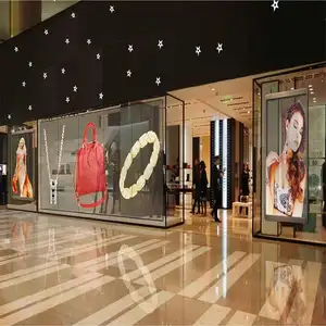 P6.25 Led Holographic Screen LED Hologram Digital Signage Flexible Customized Indoor 90% Transparency Indoor 3D 4K Video Wall