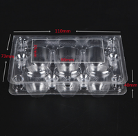 Barquettes à œufs de caille en plastique recyclable, boîtes d'emballage blister pour œufs de caille, boîtes d'emballage de détail pour œufs de caille pour supermarchés