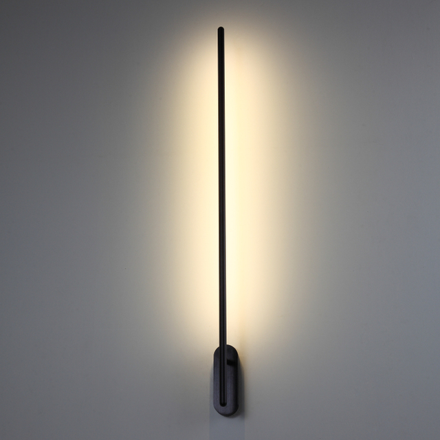 Modern Style 10W Black Aluminum Interior Home Decor Led Wall Light