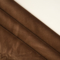 Tissu en suède tricoté élastique 200-300 GSM, 90-92% polyester, 8-10% élasthanne, entoilage tricoté, résistant aux plis, séchage rapide, pour rideaux