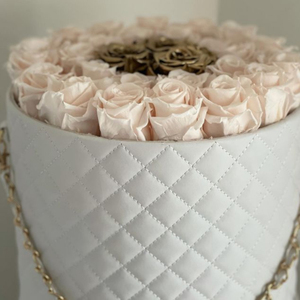 Elegante scatola di fiori in pelle scamosciata rosa per festa di san valentino festa e confezione regalo scatola floreale per <span class=keywords><strong>amore</strong></span> - Product Image 6