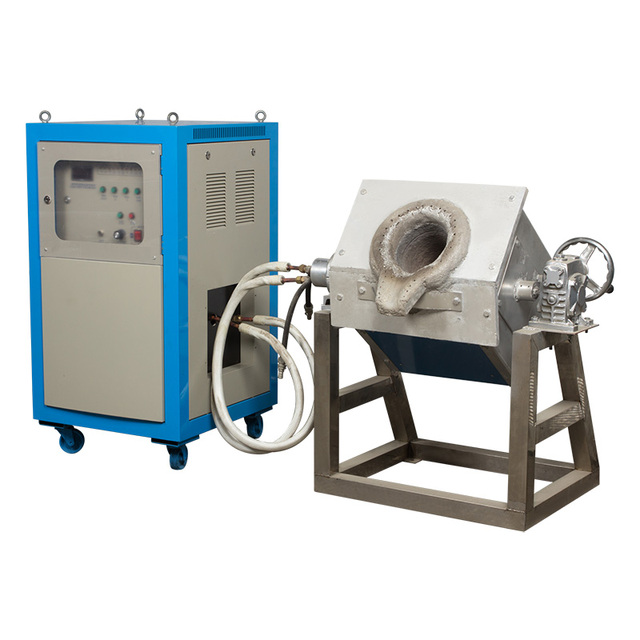 High Frequency Automatic Digital Lead Smelting Plant Lead Zinc Melting Induction Furnace with High Productivity
